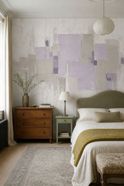 Abstract Wallpaper Geometric Rectangles Wall Mural