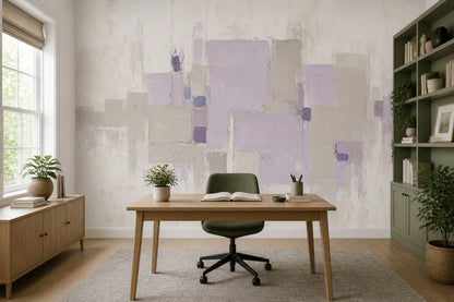 Abstract Wallpaper Geometric Rectangles Wall Mural
