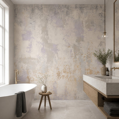 Abstract Wallpaper Textured Removable Distressed Wall Decor