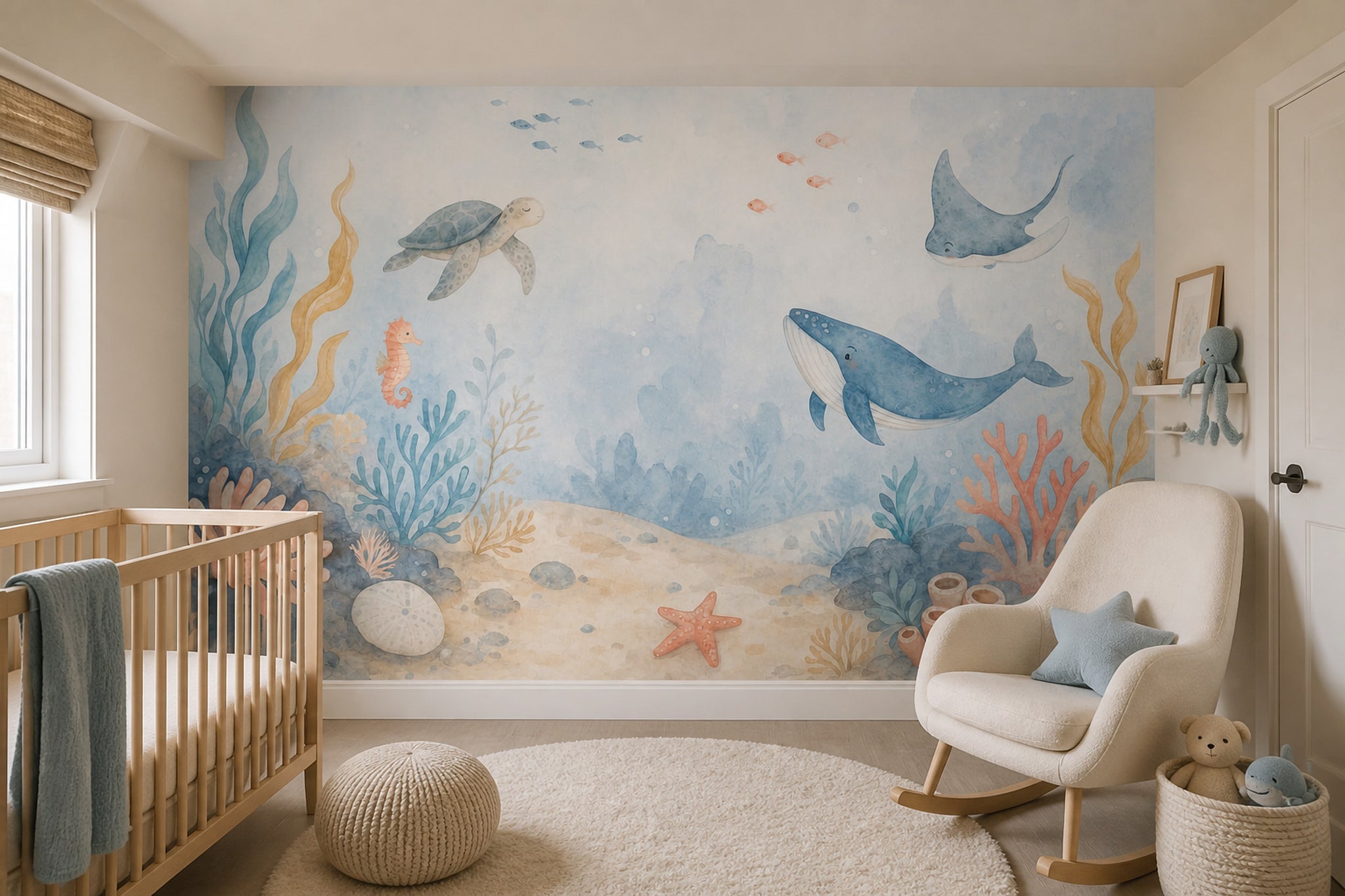Underwater Wallpaper Ocean Sea Animals Wall Mural