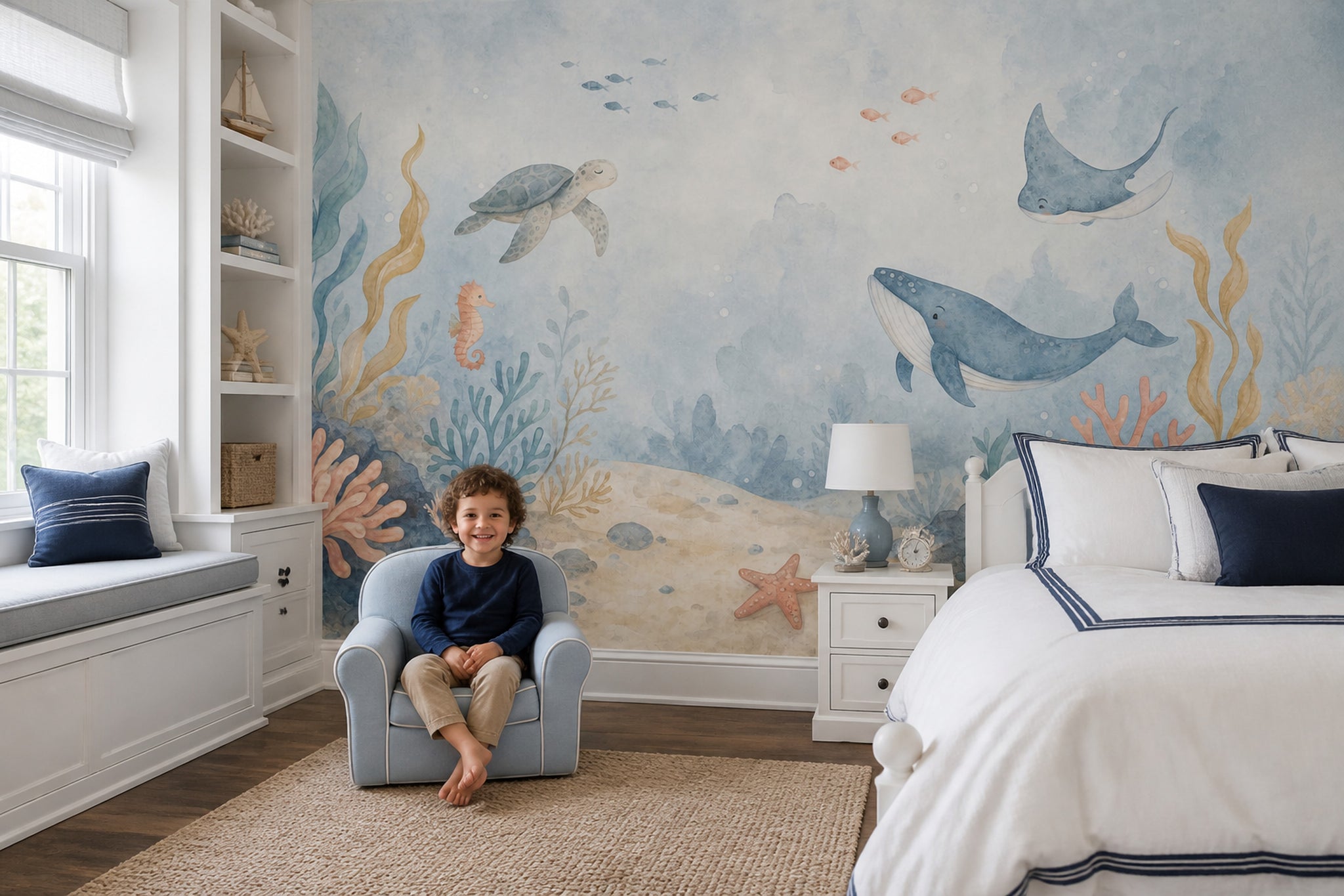 Underwater Wallpaper Ocean Sea Animals Wall Mural
