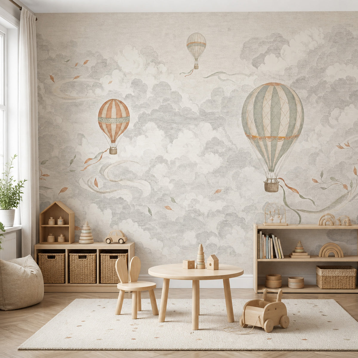 Cloudy Sky Wallpaper Sky Removable Air Wall Decor