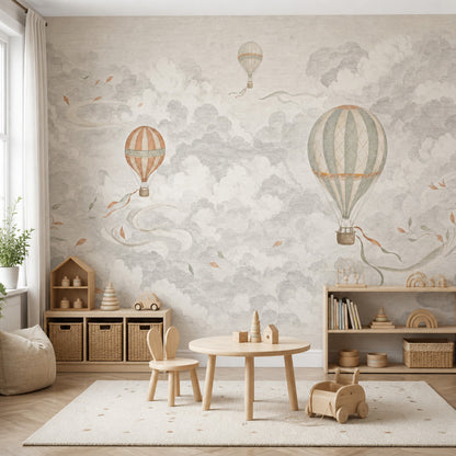 Cloudy Sky Wallpaper Sky Removable Air Wall Decor