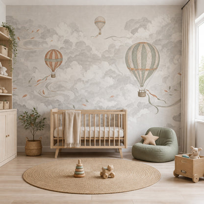 Cloudy Sky Wallpaper Sky Removable Air Wall Decor