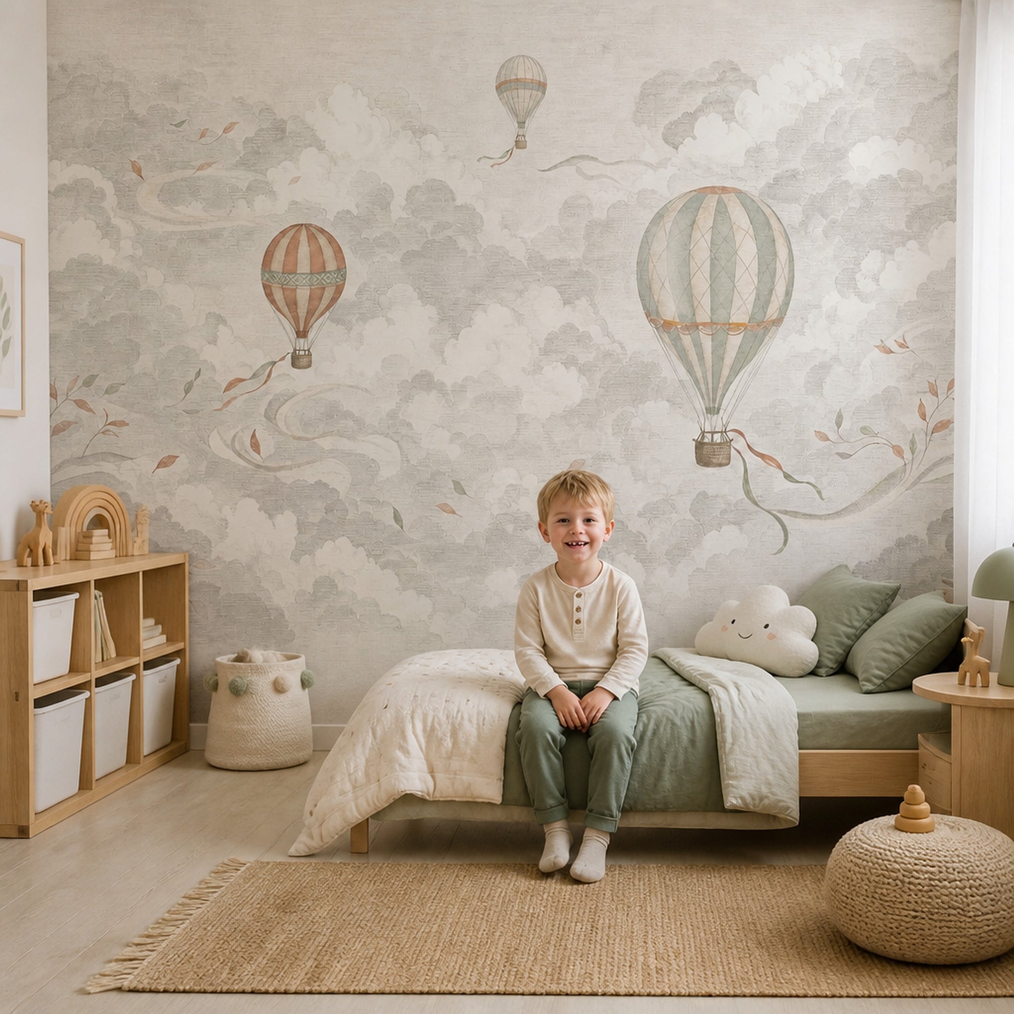 Cloudy Sky Wallpaper Sky Removable Air Wall Decor