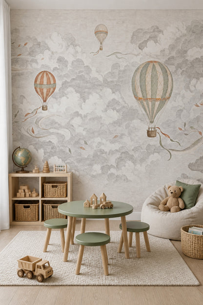 Cloudy Sky Wallpaper Sky Removable Air Wall Decor