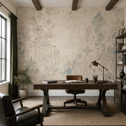 Moroccan Wallpaper Geometric Vintage Wall Mural
