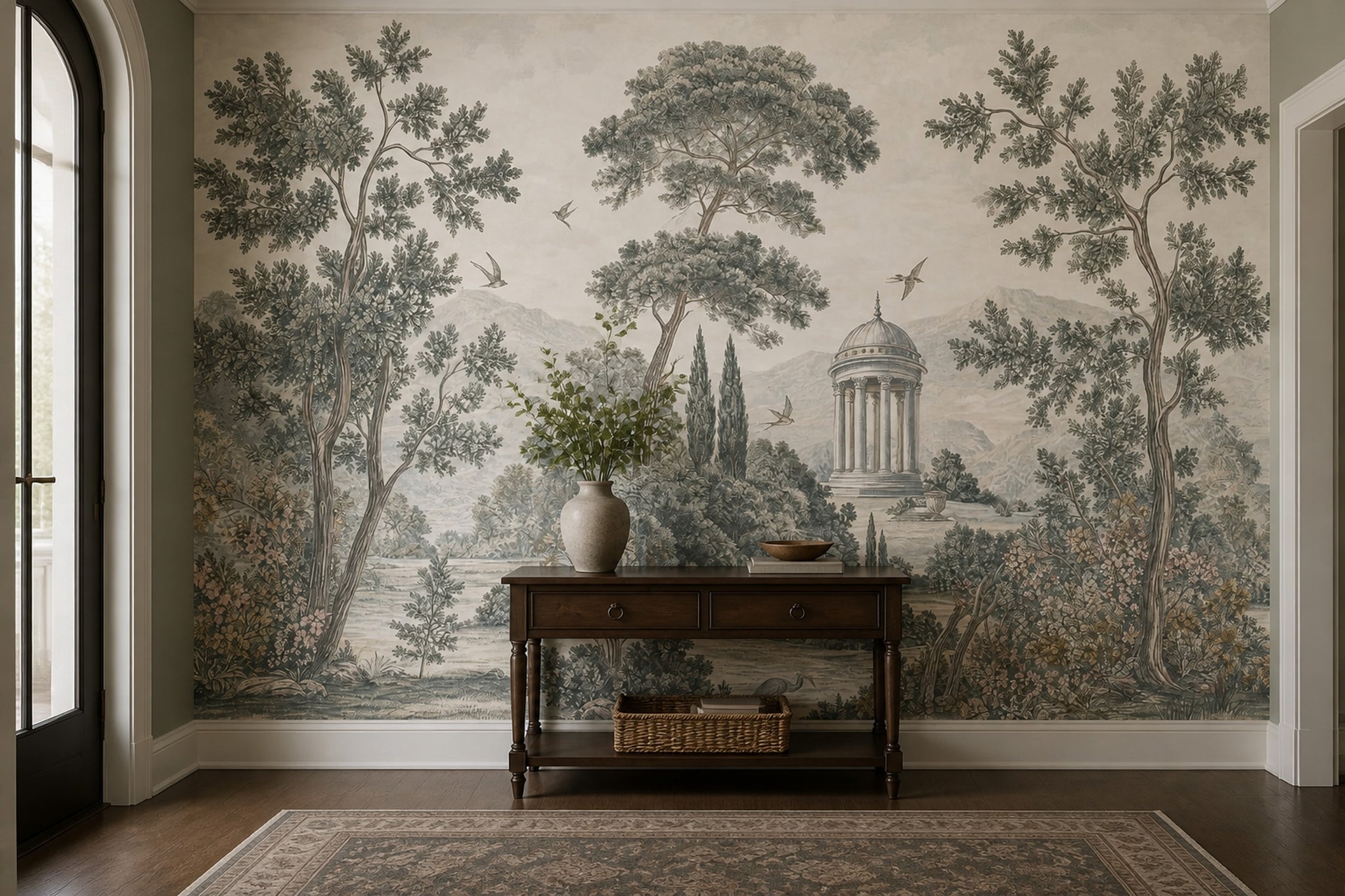 Scenic Landscape Wallpaper Pastoral Landscape Countryside Scene Wall Mural