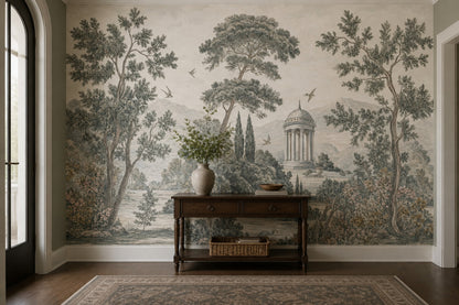 Scenic Landscape Wallpaper Pastoral Landscape Countryside Scene Wall Mural