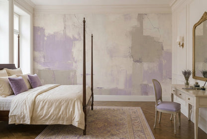 Textured Wallpaper Plaster Geometric Blocks Removable Wall Decor