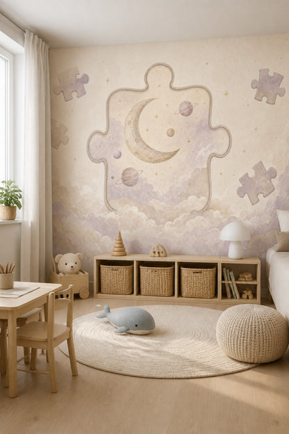Cloudy Sky Wallpaper Pastel Sky Dreamy Sky Removable Wall Decor