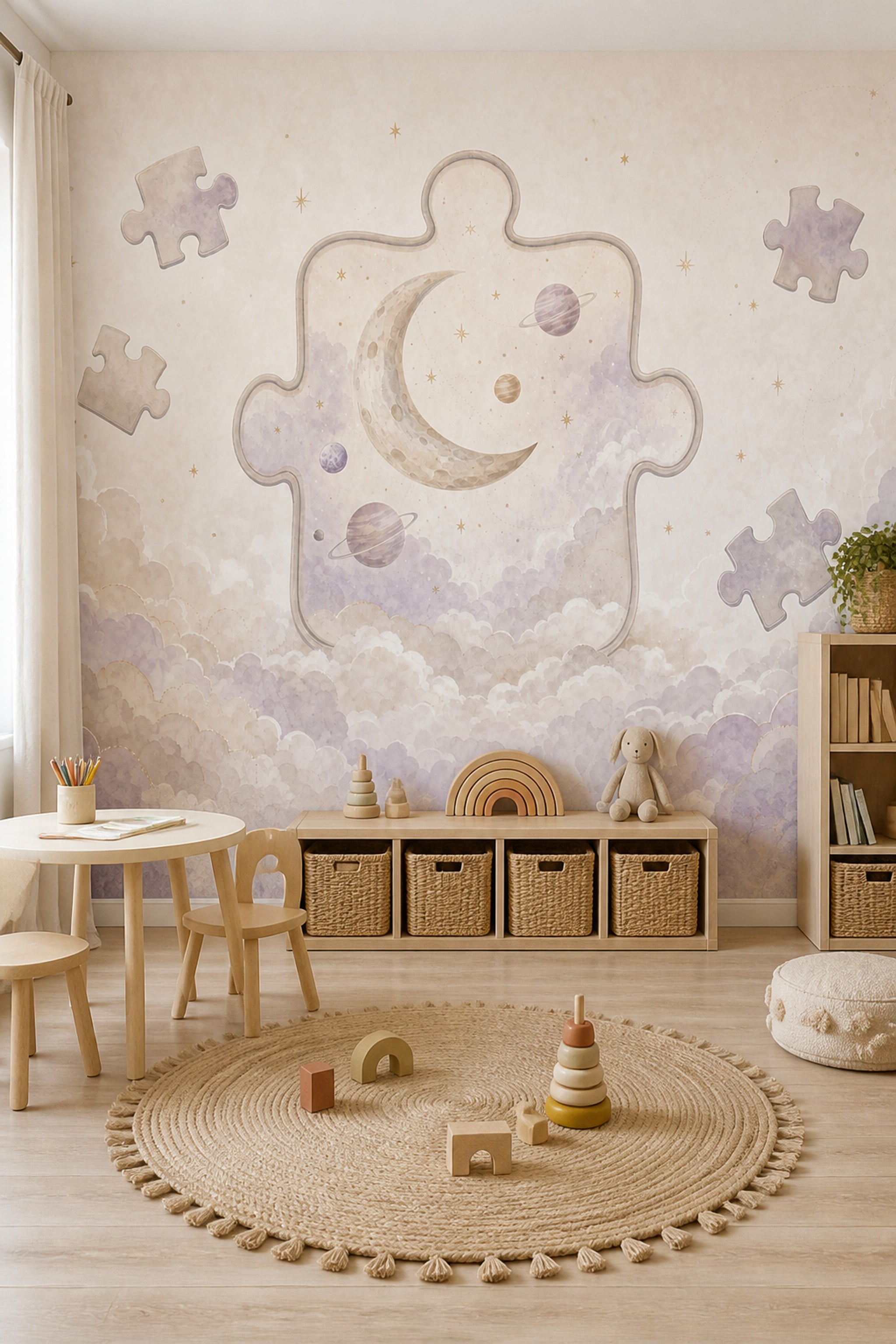 Cloudy Sky Wallpaper Pastel Sky Dreamy Sky Removable Wall Decor