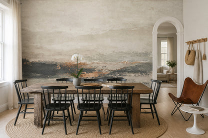 Textured Plaster Wallpaper Distressed Abstract Wall Mural