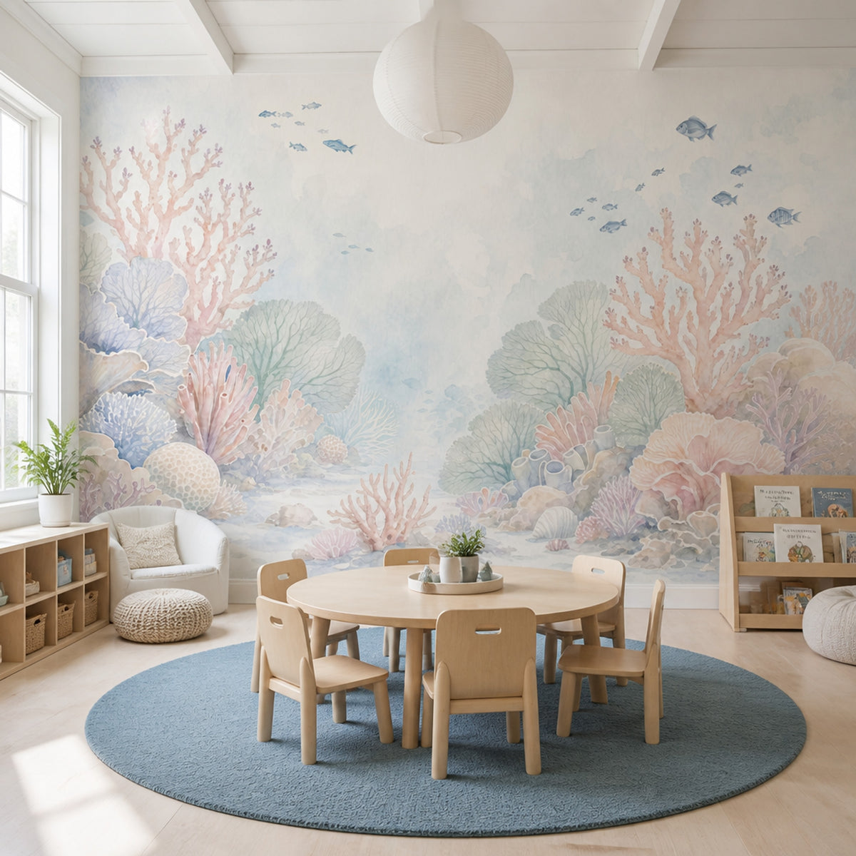 Underwater Reef Wallpaper Coral Fish Wall Mural