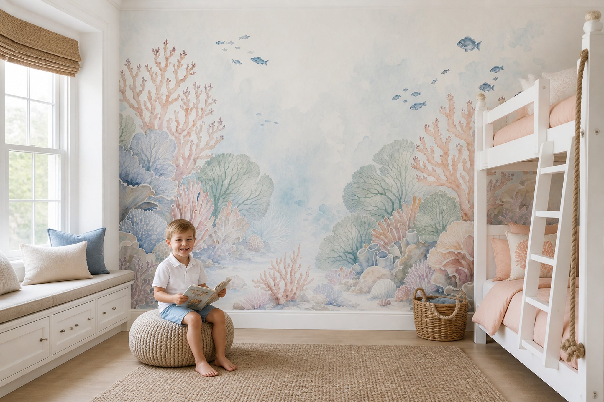 Underwater Reef Wallpaper Coral Fish Wall Mural