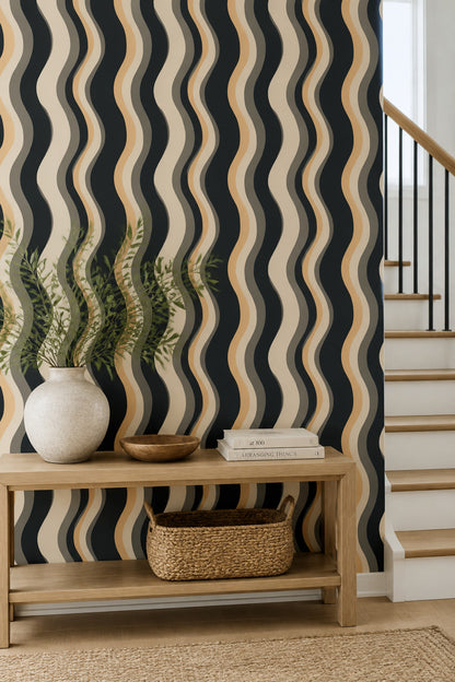 Mid Century Modern Wallpaper Retro Modern Decorative Mural