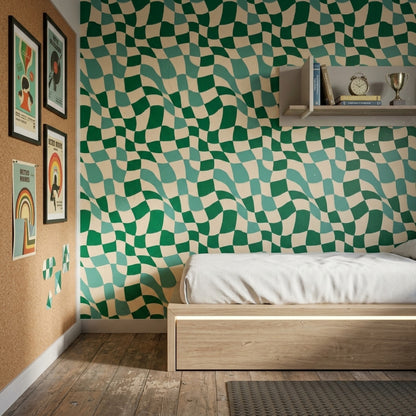 Mid Century Modern Wallpaper Mid Century Modern Removable Mid Century Modern Wall Double Roll