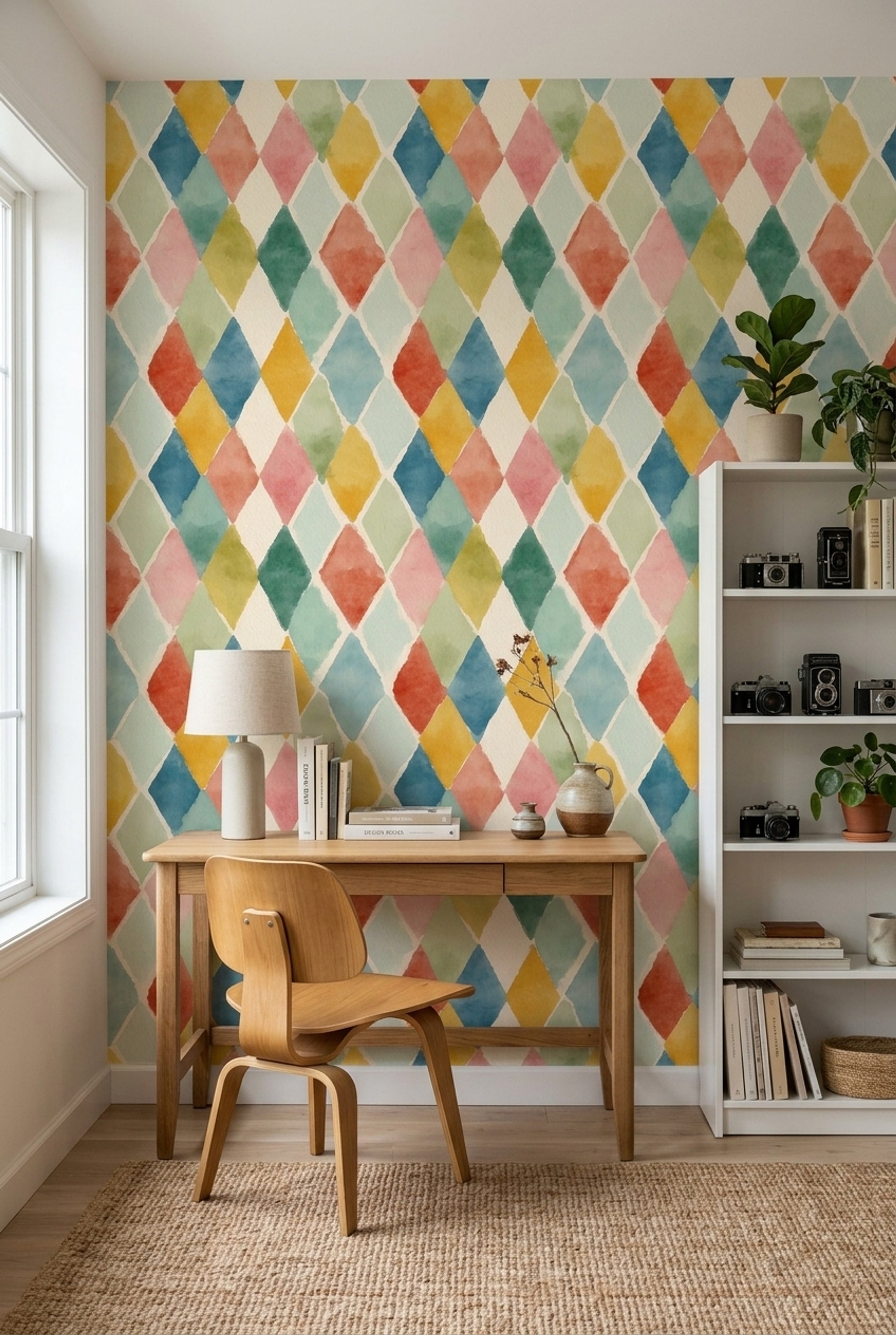 Watercolor Texture Wallpaper Watercolor Removable Texture Wall Double Roll