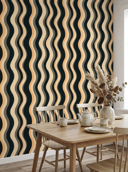Mid Century Modern Wallpaper Retro Modern Decorative Mural