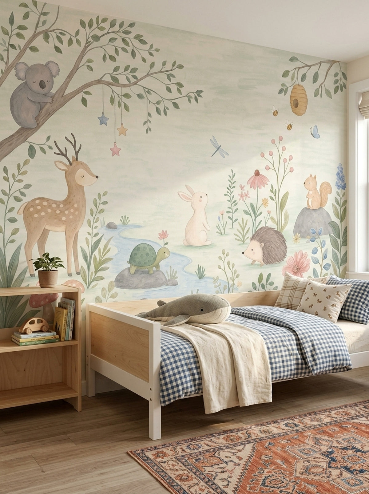 Woodland Animals Wallpaper Whimsical Forest Wall Mural