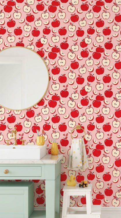 Red Wallpaper Pink Background Pattern