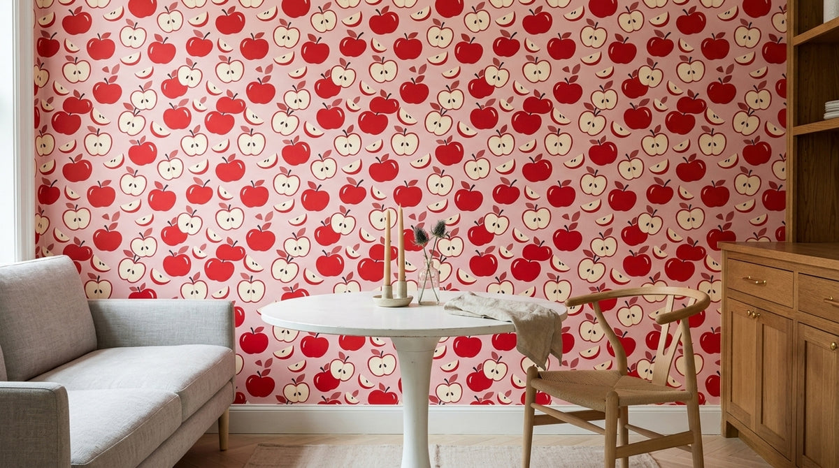 Red Wallpaper Pink Background Pattern