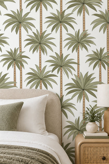 Palm Trees Wallpaper White Background