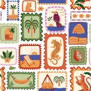 Tropical Wallpaper Eclectic Bohemian Decorative Mural design