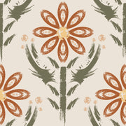 Floral Wallpaper Abstract Bohemian Decorative Mural design