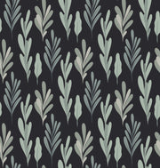 Shades Of Green Wallpaper Leaf Modern Mural design