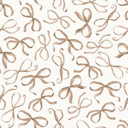 Abstract Pattern Wallpaper Ribbon Bows Wall Mural design