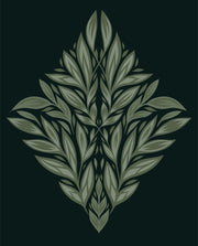Shades Of Green Wallpaper Nature Leaf Decorative Mural design