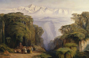 Mountain Clearing Landscape Wall Mural design