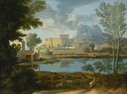 Classic Pastoral Landscape Wall Mural design