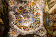 Multicolor Baroque Fantasy Ceiling Mural Wall Mural design
