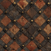 Studded Rivets Wallpaper Industrial Rustic Decorative Mural design