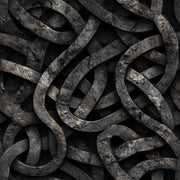 Interwoven Bands Wallpaper 3D Texture Industrial Decorative Mural design