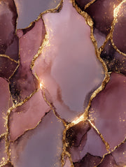 Marble Wallpaper Abstract Removable Golden Look Wall Mural design