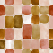 Mid-Century Modern Wallpaper Retro Removable Geometric Wall Art design