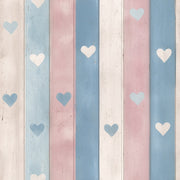 Distressed Wood Wallpaper Pastel Shabby Chic Removable Wall Decor design