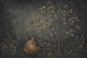 Antique Fresco Wallpaper Toile Removable Cracked Urn Wall Decor design