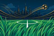 Soccer Stadium Wallpaper City Skyline Night Scene Wall Mural design