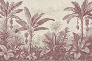 Tropical Wallpaper Banana Leaves Removable Toile Wall Decor design