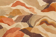 Topographic Map Wallpaper Contour Lines Removable Earthy Wall Decor design