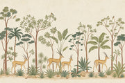 Savanna Mural Wallpaper Tropical Landscape Antelope Removable Wall Decor design