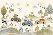 Watercolor Texture Wallpaper Pastel Removable Kids Wall Decor design