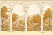 Classical Arches Wallpaper Columns Removable Pastoral Landscape Wall Decor design