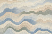 Abstract Waves Wallpaper Wavy Stripes Layered Contour Lines Removable Wall Decor design