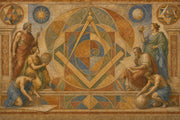 Sacred Geometry Wallpaper Fresco Renaissance Wall Mural design
