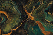 Dark Abstract Wallpaper Marble Effect Removable Fluid Art Wall Decor design